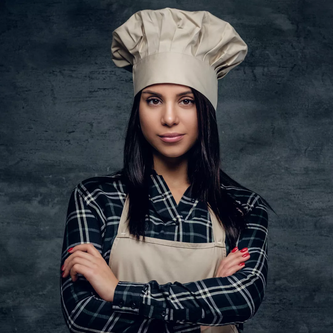 Caro in her kitchen