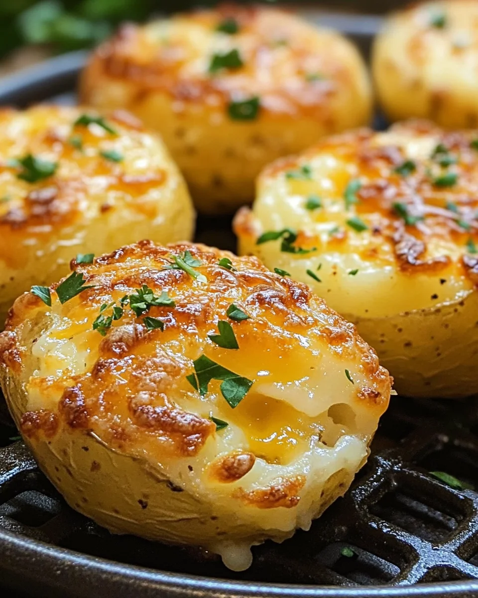 Air Fryer Cheesy Potatoes 17 Air