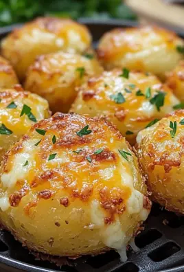 Air Fryer Cheesy Potatoes