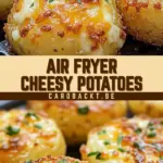 Air Fryer Cheesy Potatoes 16 Pinterest Hidden Image