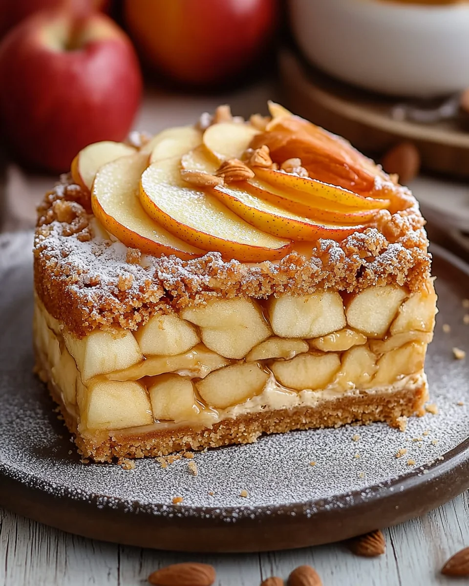 Apfel-Mascarpone-Torte mit Mandelboden 30 Apfel-Mascarpone-Torte