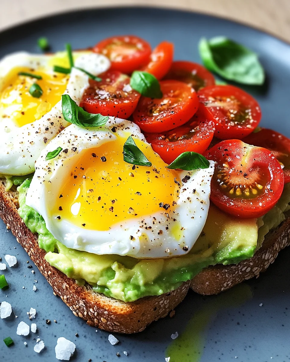 Avocado Toast mit Ei und Tomaten 16 Avocado