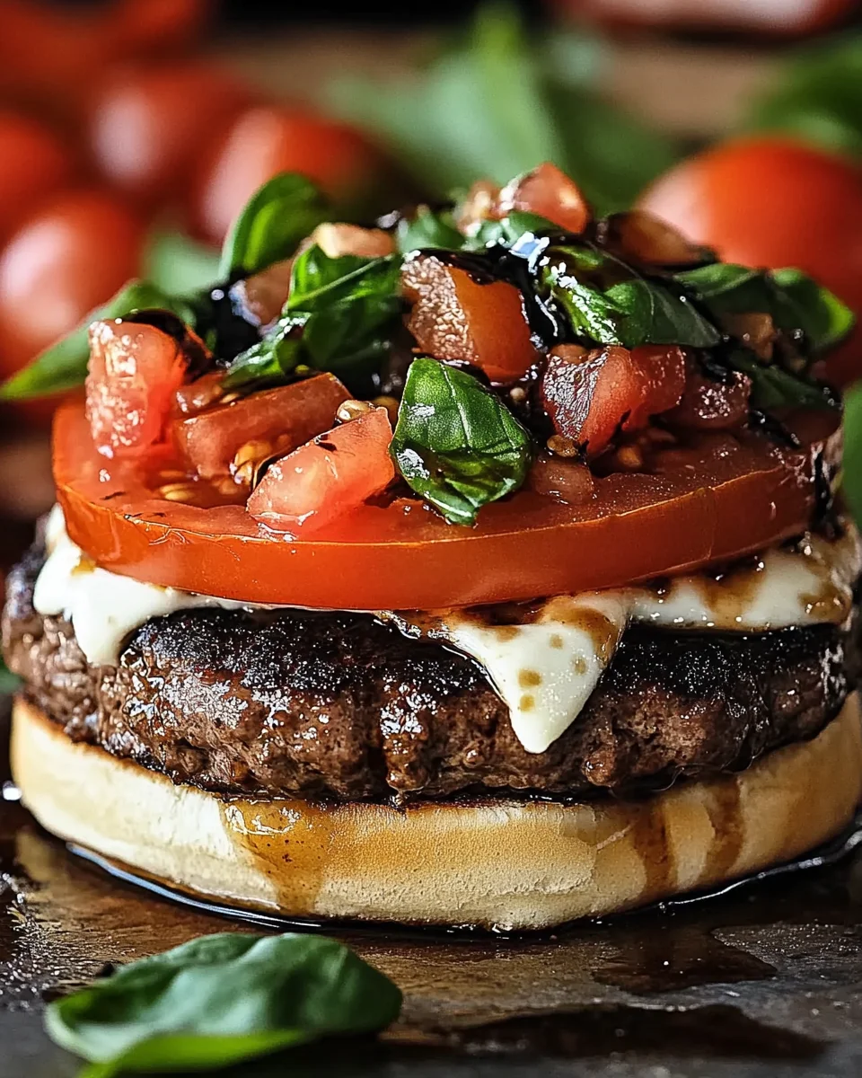 Bruschetta-Burger