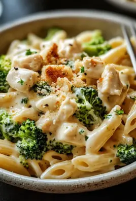 Cremige Hähnchen-Brokkoli-Alfredo Pasta 25 Cremige Hähnchen-Brokkoli-Alfredo Pasta