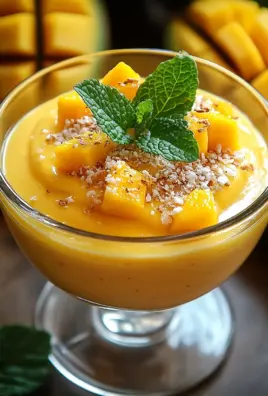 Cremige Mango-Mousse 29 Cremige Mango-Mousse