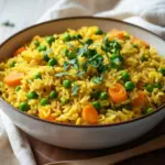 Curryreis mit Erbsen und M&ouml;hren