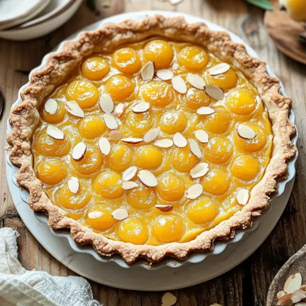 Elsässische Mirabellentarte mit Frangipane