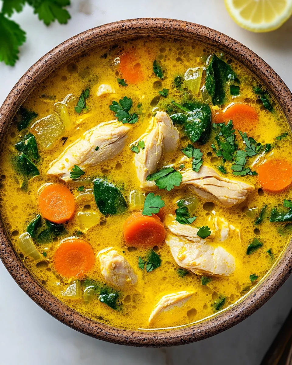 Entzündungshemmende Kurkuma-Hühnersuppe Rezept genießen!