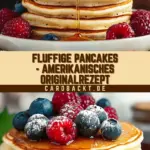 Fluffige Pancakes - amerikanisches Originalrezept 15 Pinterest Hidden Image