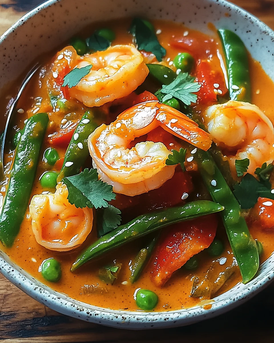 Garnelencurry mit Zuckerschoten 22 Garnelencurry