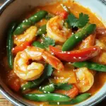 Garnelencurry mit Zuckerschoten
