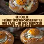 Gefüllte Frühstücksbrötchen mit Ei und Käse – im Ofen gebacken 14 Pinterest Hidden Image