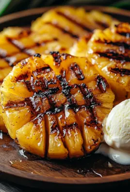 Gegrillte Ananas mit Honig & Zimt 24 Gegrillte Ananas mit Honig & Zimt