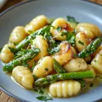 Gnocchi mit gr&uuml;nem Spargel