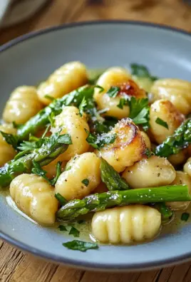 Gnocchi mit grünem Spargel