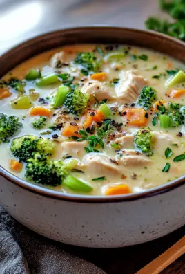 Hähnchen Brokkoli Wildreis Suppe 26 Hähnchen Brokkoli Wildreis Suppe