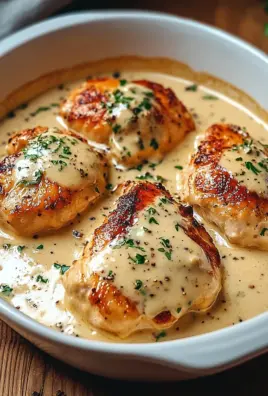 Hähnchen in Frischkäsesauce