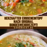 Herzhafter Erbseneintopf nach Original Bundeswehrrezept! 25 Pinterest Hidden Image