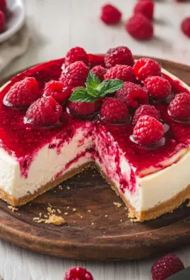 Himbeer Schmand Cheesecake