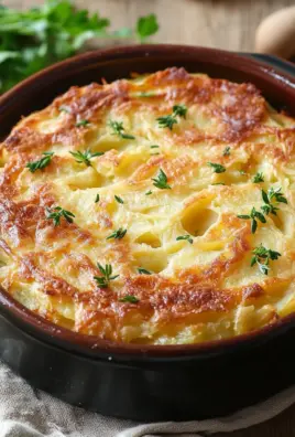 Hüttenkäse Kartoffelrösti Auflauf