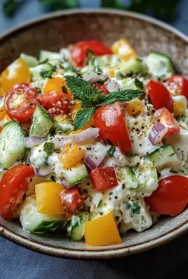Hüttenkäse-Salat
