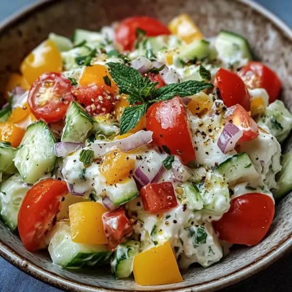 Hüttenkäse-Salat