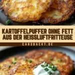 Kartoffelpuffer ohne Fett aus der Heißluftfritteuse 16 Pinterest Hidden Image