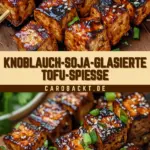 Knoblauch-Soja-Glasierte Tofu-Spieße 16 Pinterest Hidden Image