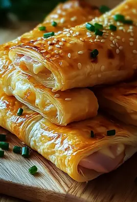 Knusprige Blätterteig-Schinken-Käse