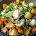 Knuspriger Kartoffelsalat