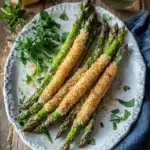 Knuspriger Parmesan Spargel aus dem Ofen