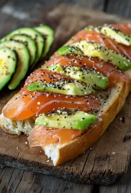 Lachs Avocado Laugenstange mit Topping 19 Lachs Avocado Laugenstange mit Topping