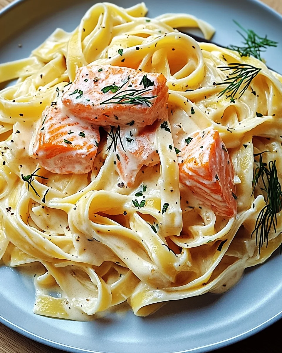 Lachs-Tagliatelle mit cremiger Zitronensoße 19 Lachs-Tagliatelle