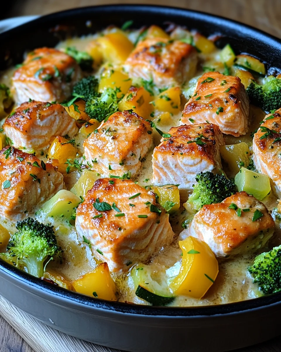 Lachsauflauf mit Gemüse 24 Lachsauflauf