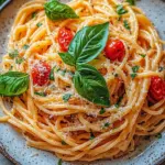 Linguine mit Tomaten-Parmesanso&szlig;e