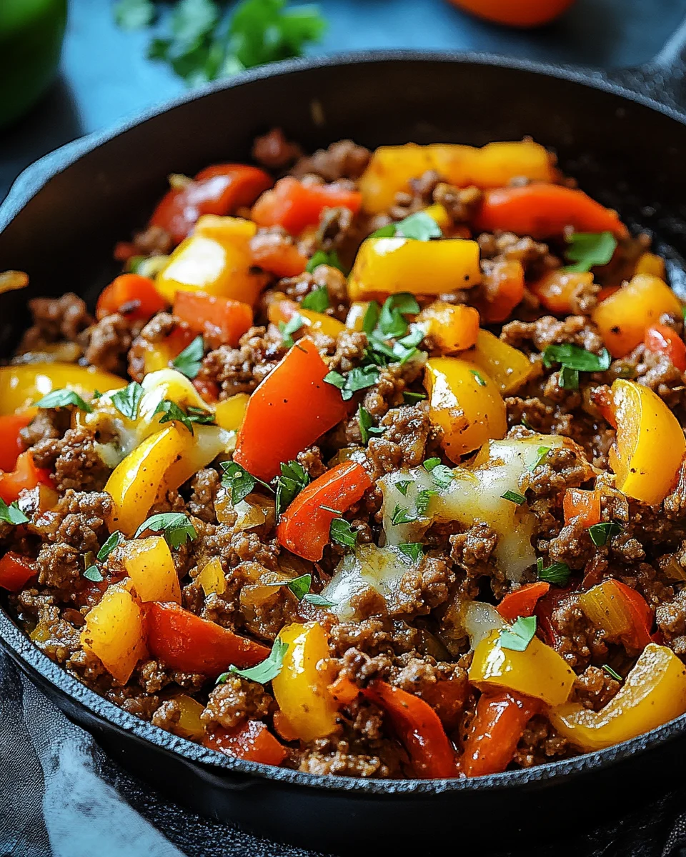 Low Carb Paprikapfanne mit Hackfleisch 23 Low Carb Paprikapfanne mit Hackfleisch