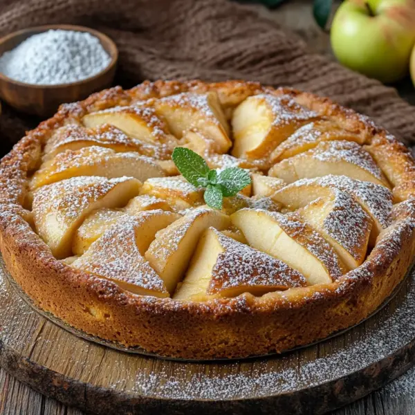 Omas versunkener Apfelkuchen