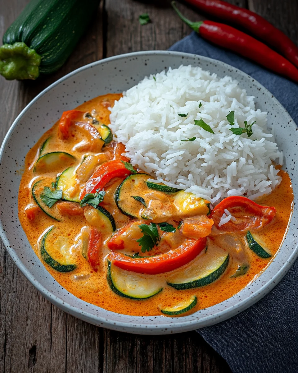 Paprika-Zucchini-Rahm-H&auml;hnchen