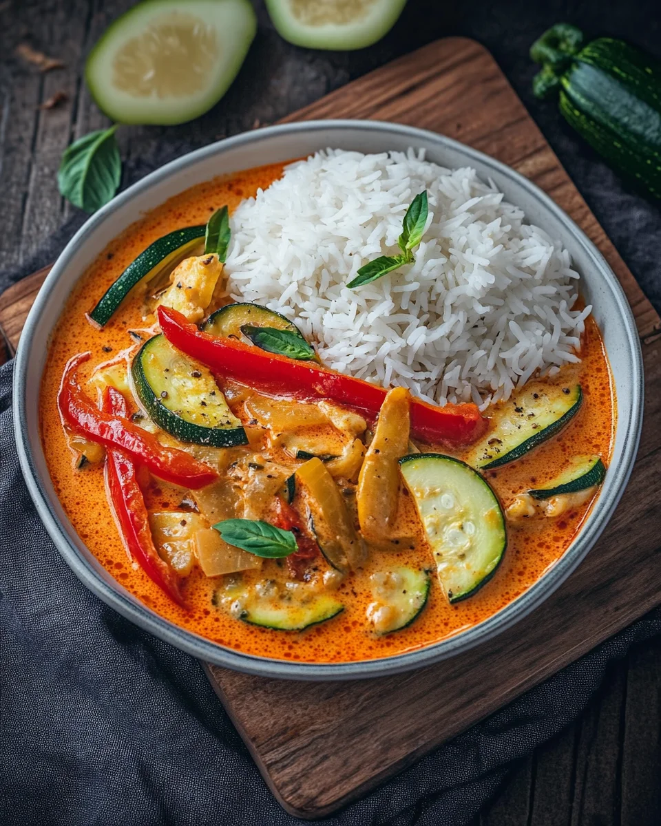 Paprika-Zucchini-Rahm-H&auml;hnchen