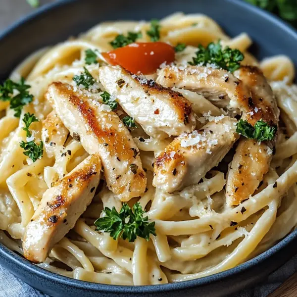 Pasta mit Hähnchen