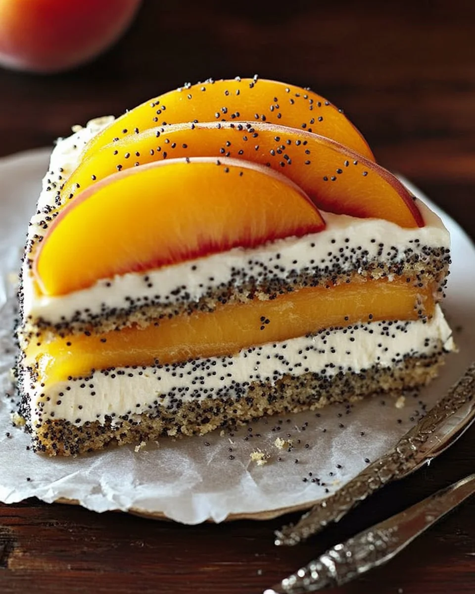 Pfirsichtorte