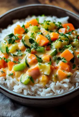 Reis mit Gemüse-Frischkäse-Sauce 22 Reis mit Gemüse-Frischkäse-Sauce