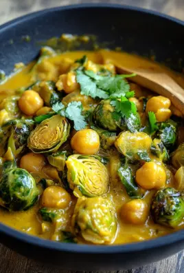 Rosenkohl-Curry mit Kichererbsen