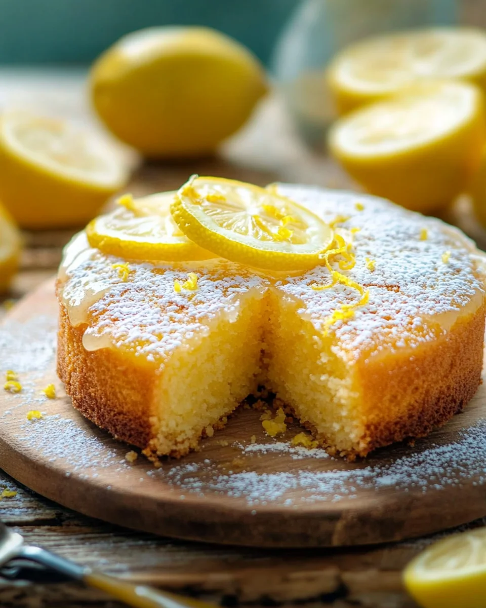 Saftiger Zitronenkuchen vom Blech