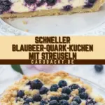 schneller Blaubeer-Quark-Kuchen mit Streuseln 22 Pinterest Hidden Image