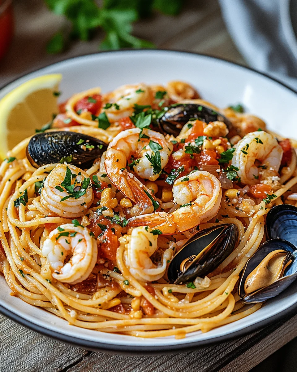 Spaghetti Frutti di Mare 22 Spaghetti