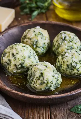 Südtiroler Spinatknödel