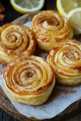 Süße Blätterteigschnecken aus der Heißluftfritteuse