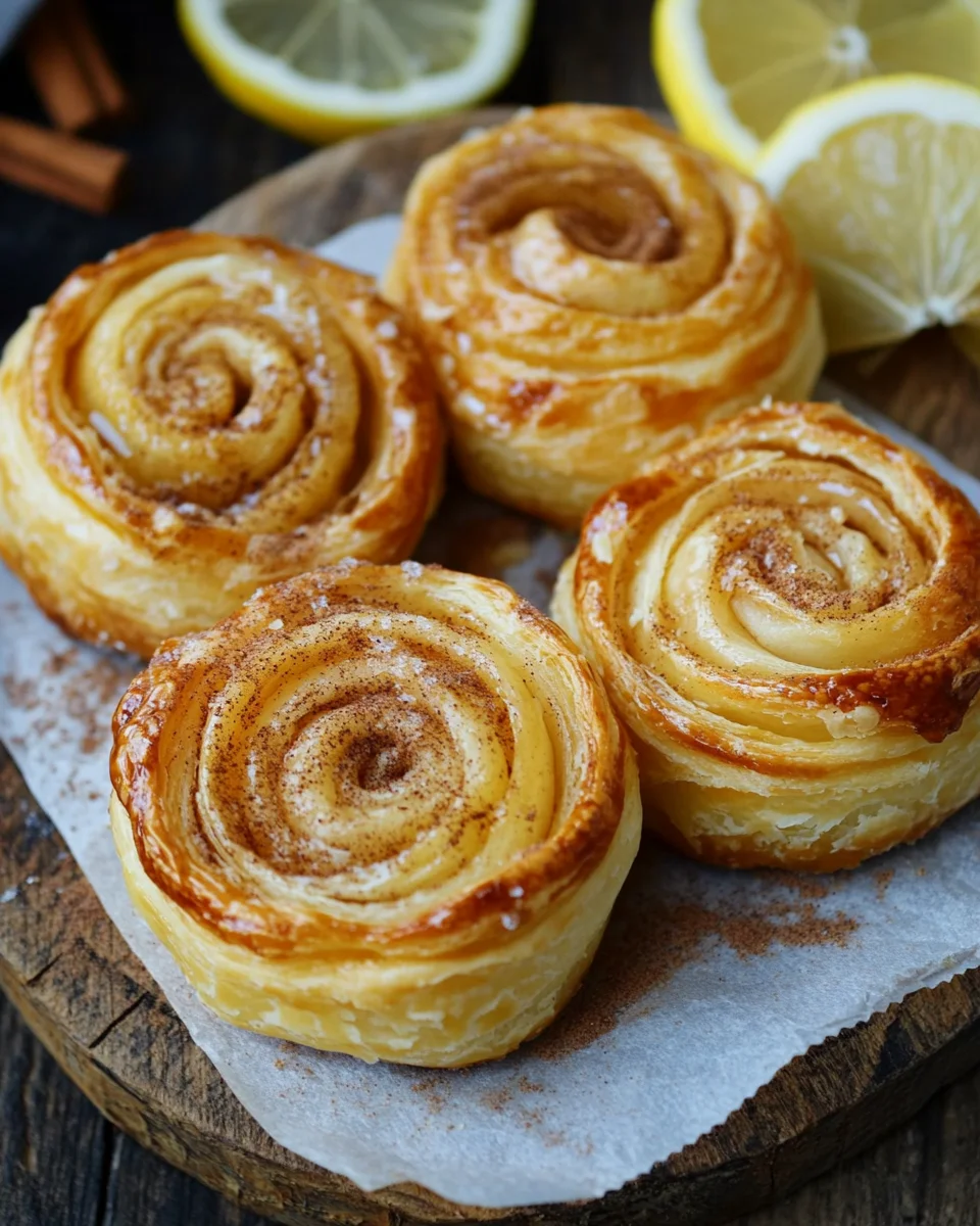 S&uuml;&szlig;e Bl&auml;tterteigschnecken aus der Hei&szlig;luftfritteuse