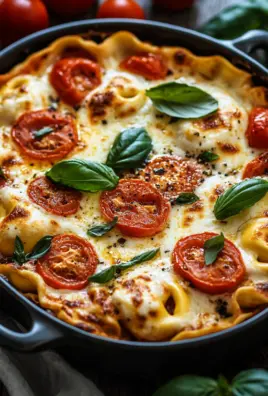 Tortellini-Auflauf mit Tomaten und Mozzarella 22 Tortellini-Auflauf mit Tomaten und Mozzarella